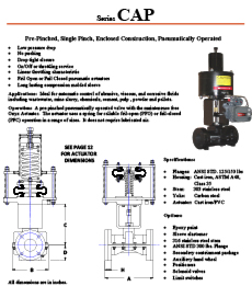 Automated Valve and Actuator Data - PDFs