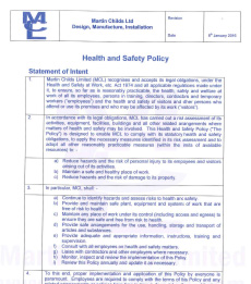 Health & Safety Policy