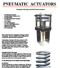 Pneumatic Actuator